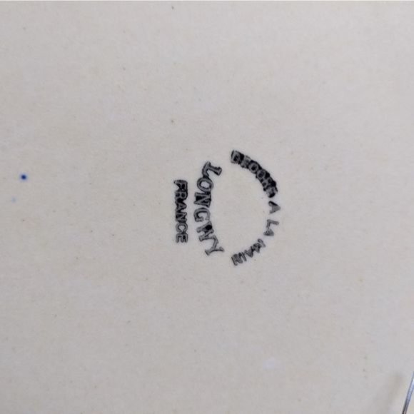 Antique 1930s Longwy handpainted cherry platter - Picture 7 of 13